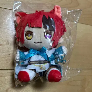 리이누 앉아 봉제 인형 말의 잎 원더랜드