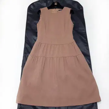 새상품급 13만엔 폭시 Dress Tiered 사이즈 38 모카 브라운