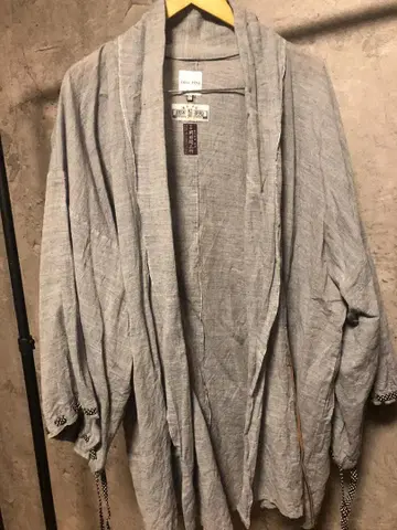 SOU SOU 치타 목화 미야추소데 단이 그레이 XL 소우소우