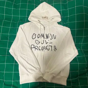 common gull products. 후드티 화이트
