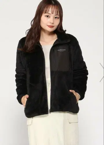 마리끌레르 스포트 블랙 플리스 자켓 여성용