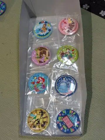 디즈니 자수 캔 배지 비스킷