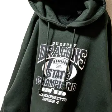 페넌트 닥스베리 드래곤즈 후드 맨투맨 그린 2XL 구제 의류