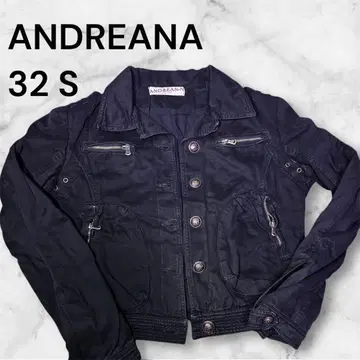 [새상품] ANDREANA 블랙 크롭 자켓 32 S 가을/겨울 제품