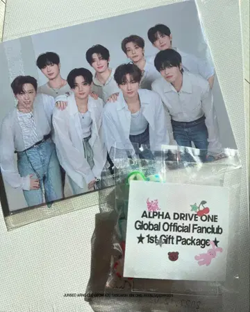 알파 드라이브 원 멤버 엽서 & 메시지 카드 캔디 포함