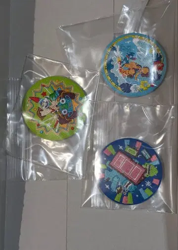 디즈니 자수 캔 배지 비스킷