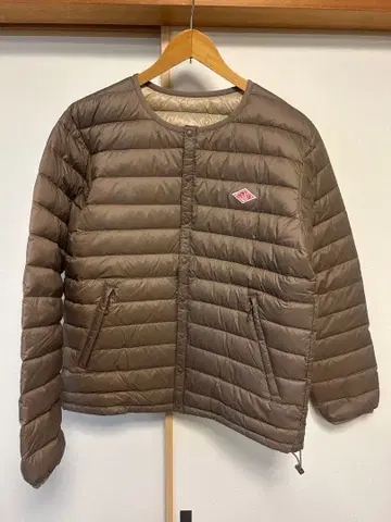 단톤 크루넥 이너다운 44 모카