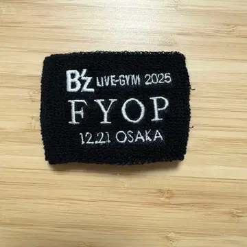 B'z FYOP 12/21 회장 한정판 파이널 리스트 밴드