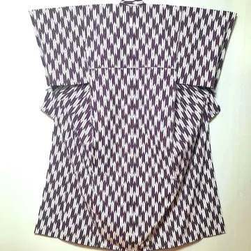 화학 섬유 워셔블 기모노 코몬 이중 기모노 야가스리 B1