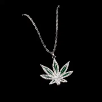 [ AR005 ] 목걸이 남성용 실버 액세서리 리프 여성용