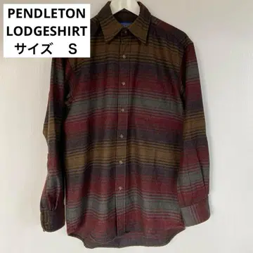 PENDLETON 펜들턴 LODGESHIRT 롯지 셔츠 S 보더