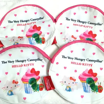 헬로키티 배고픈 애벌레 버라이어티 컬렉션 2 파우치 4개 세트