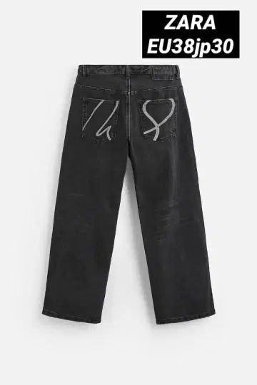 ZARA 자라 자수 배기 핏 청바지 EU38 jp30