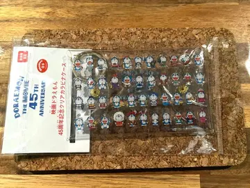 [ 45주년 기념 굿즈 ] 도라에몽 클리어 카라비너 케이스