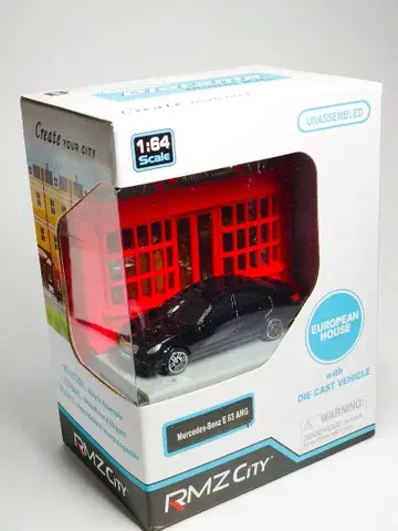 RMZ 시티 유럽 디오라마 메르세데스 벤츠 E63 AMG 포함