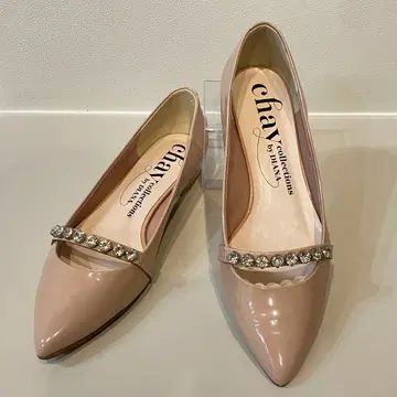 미사용급 chay x DIANA 다이애나 비쥬 플랫슈즈 23.5