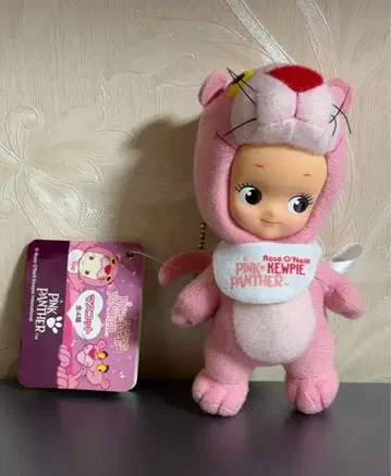 핑크 팬서와 큐피 콜라보 키링 레트로