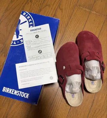 버켄스탁 보스턴 38 24.5cm 레드