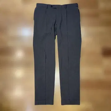 [수트 셀렉트] 클래식 테이퍼드 봄/여름 슬랙스 브라운 크리즈 스티치