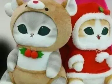 모프 샌드 크리스마스냥 BIG 봉제 인형 산타 루돌프