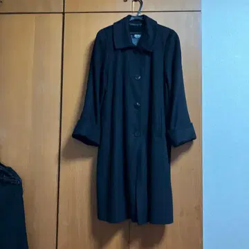 Belta Buono 100% 캐시미어 롱 코트 블랙