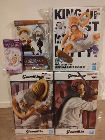 원피스 KING OF ARTIST 그란디스타 루피 등 5점 세트