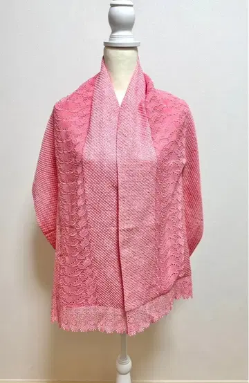 일본 전통 숄 스톨 총 조임 레이스 포함