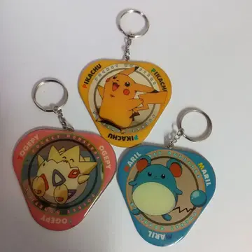 포켓몬스터 스틸제 키 홀더 3종류