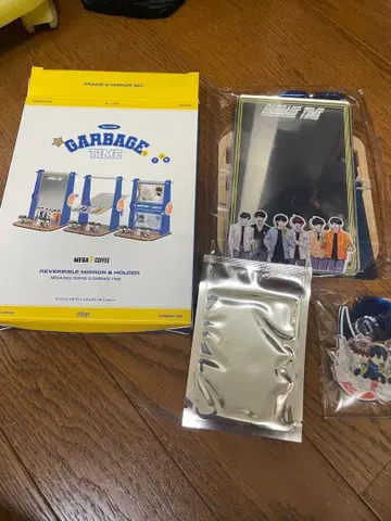 한국 웹툰 가비지타임 거울 홀더 세트