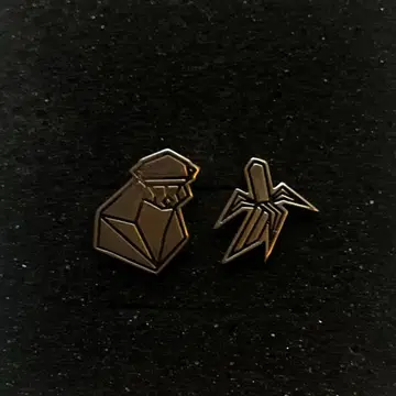 실버925 원숭이&바나나 모티브 귀걸이