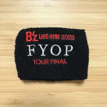 B'z FYOP 12/21 회장 한정 파이널 리스트 밴드