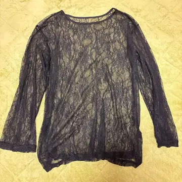 지나시스 러셀 레이스 시어 풀오버