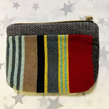 FEILER 멀티 컬러 스트라이프 파우치