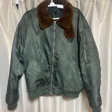 MA-1 스타일 자켓 L 사이즈 올리브 그린