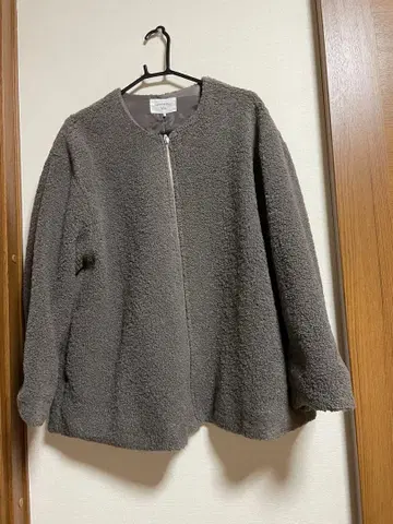 Samansa Mos2 그레이 플리스 자켓 새상품급