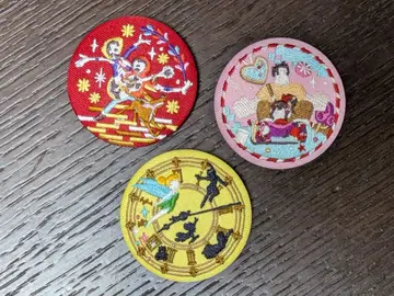 디즈니 자수 캔뱃지 3개