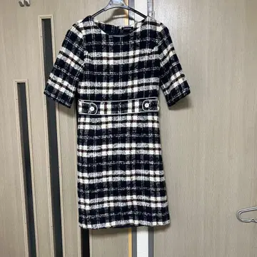 NEWYORKER 체크 무늬 반팔 원피스