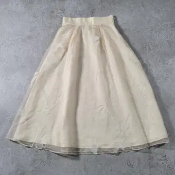 [새상품] Swingle 스윙 오간자 스커트 플레어 스커트 S