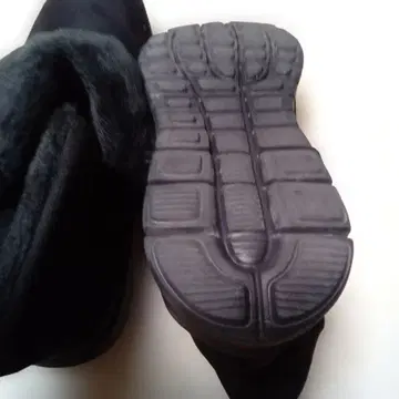 블랙 스웨이드 접이식 어그 부츠