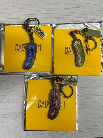 Mrs. GREEN APPLE BABEL NO TOH 깃털 키링 BCD