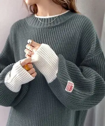 시착만 한 상품. 오버 사이즈 니트 X LARGE 블루