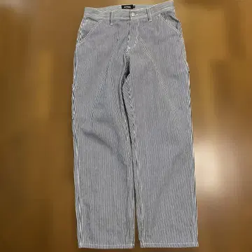 X-Large 스트라이프 와이드 팬츠