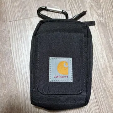 [레어] 칼하트 carhartt 잡화 케이스 소품 포켓 블랙 미니 파우치