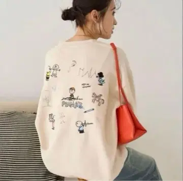 FREAK'S STORE PEANUTS 별주 자수 맨투맨