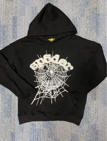 spodden 거미줄 디자인 후드티
