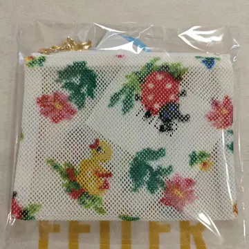 페이러 하이디 메쉬 파우치 화이트 미니