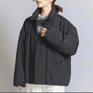 BEAUTY&YOUTH [ WEB 한정판 ] 나일론 패딩 몬스터 후드티