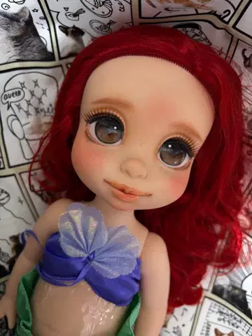 아리엘 애니메이터 인형 리페인트