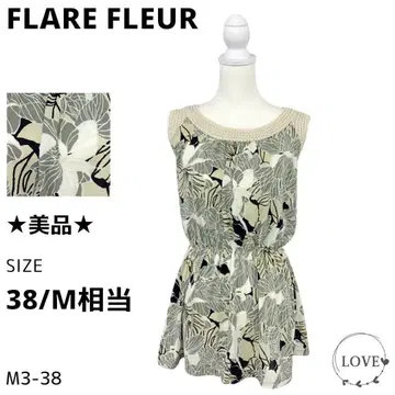새상품급 FLARE FLEUR 원피스 무릎 기장 원피스 슬리브리스 m1