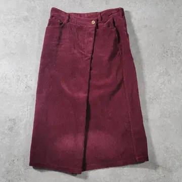 [새상품급] 저널 스탠다드 코듀로이 스커트 빨간색 36 S